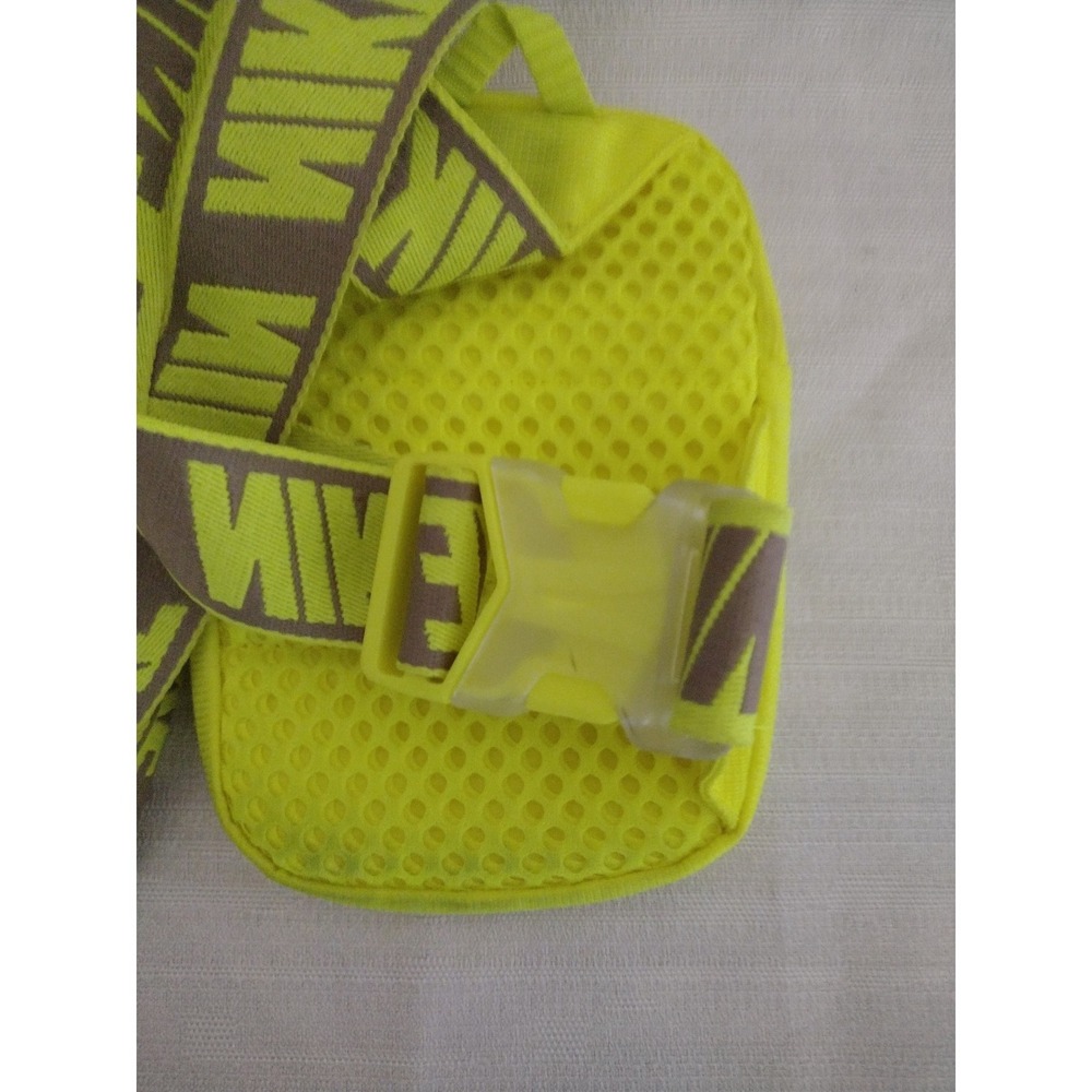 Nike Mini Adjustable Sling Crossbody Shoulder Bag 5x7-Lime Green - Picture 3 of 4